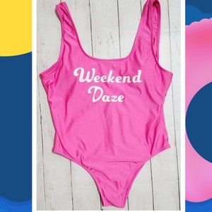 "Weekend Daze" One-Piece Swimsuit